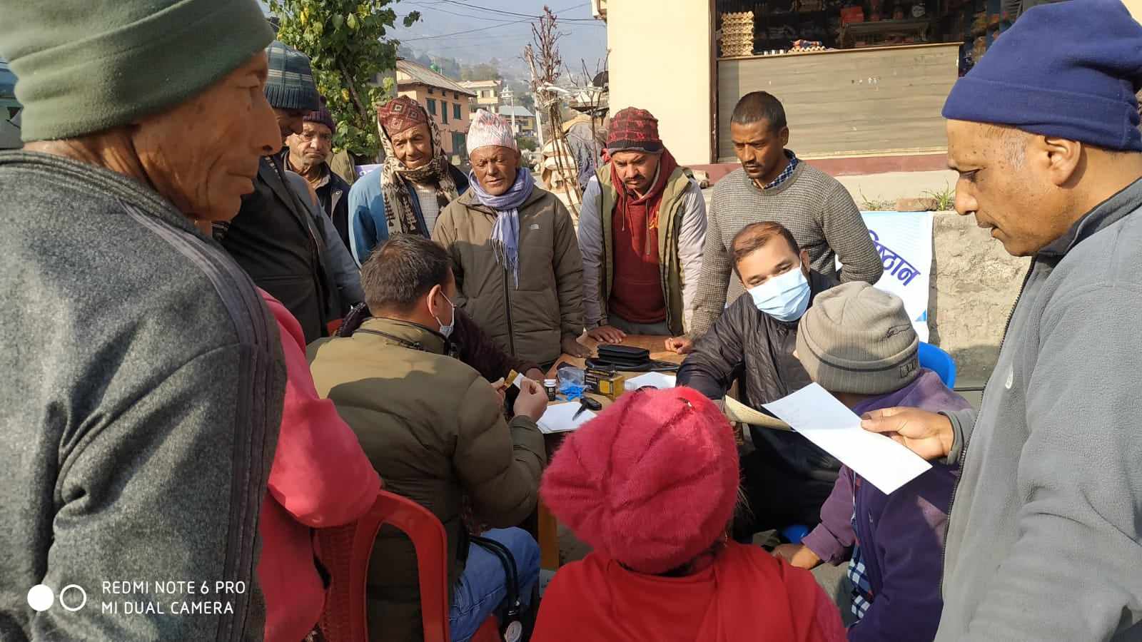 महादेव स्थान र घर्तिखोलामा नि:शुल्क स्वास्थ्य परिक्षण