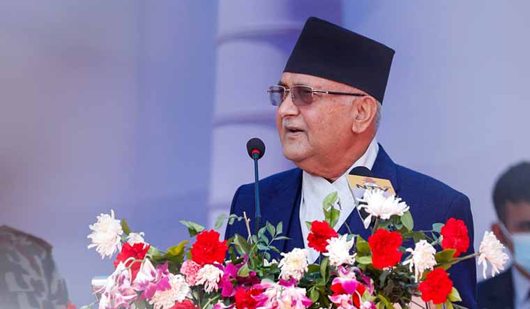 ओलीले आज देशवासीको नाममा सम्बोधन गर्नु हुँदै ओलीले आज देशवासीको नाममा सम्बोधन गर्नु हुँदै