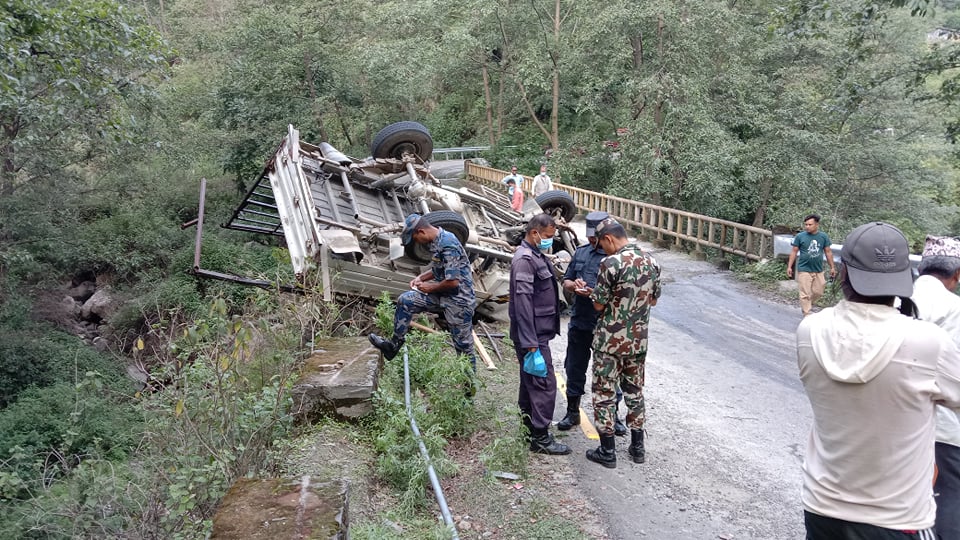 कुलेखानीमा भएको डीआई दुर्घटनामा ४ जनाको मृत्यु