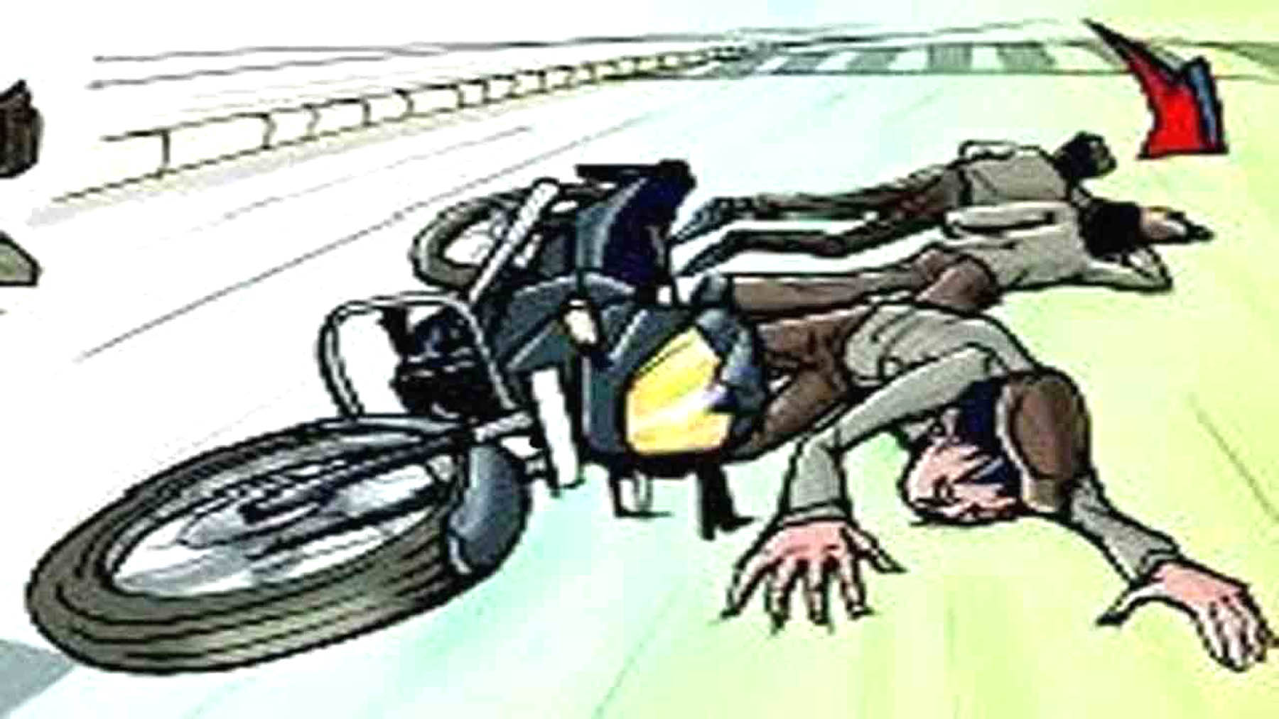 दुई मोटरसाइकल ठोक्किँदा दुई जनाको मृत्यु