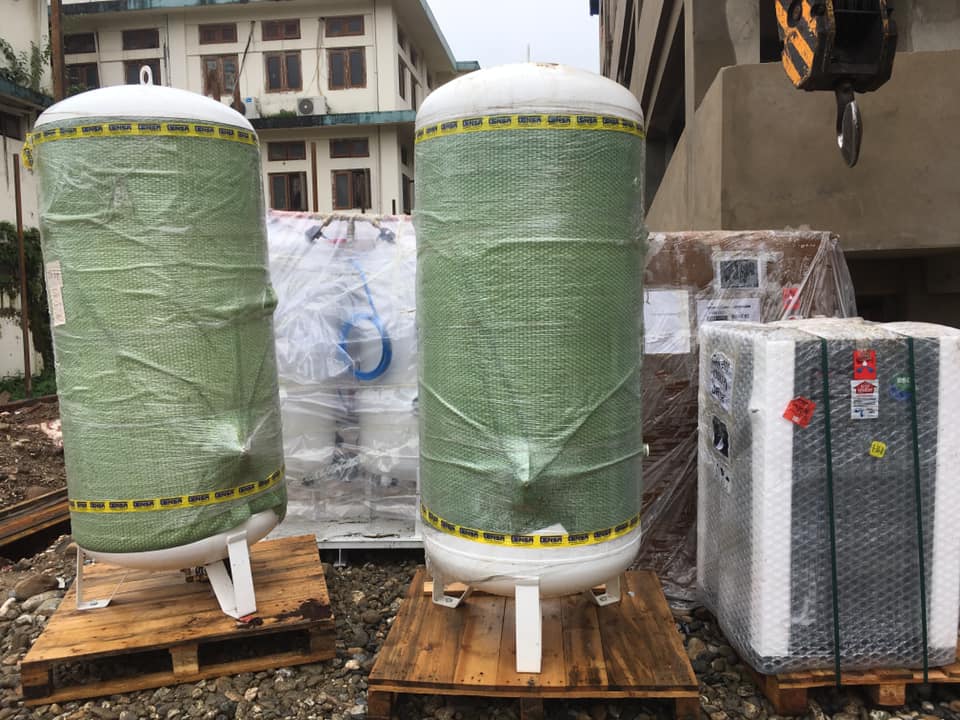 हेटौँडा अस्पताल आईपुग्यो अक्सिजन प्लान्ट