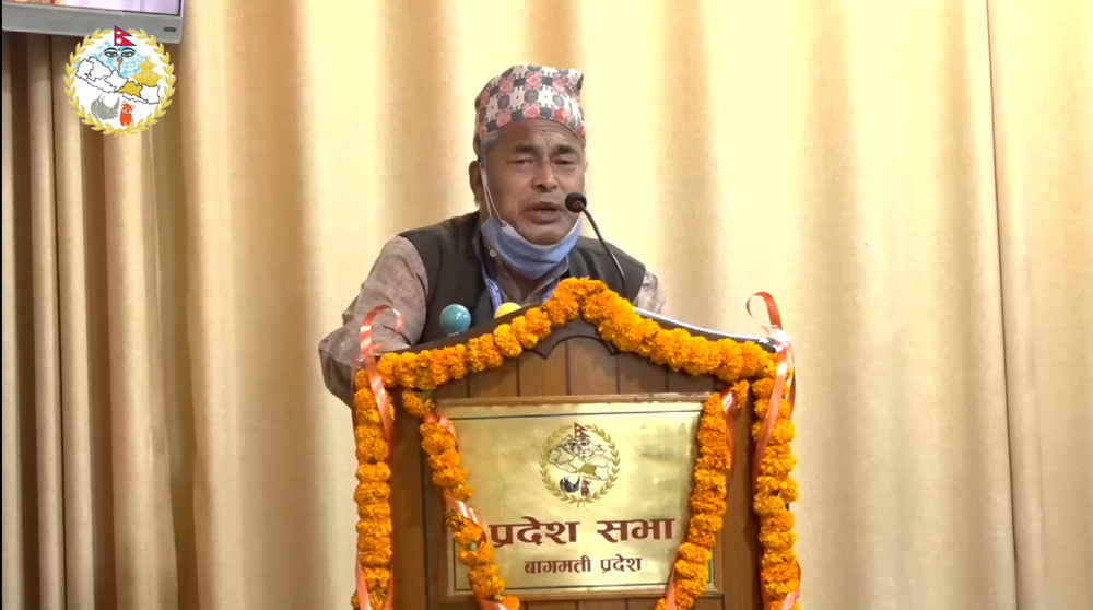 वैद्यले प्रदेश सभामा भने: ‘आवेशमा आएर बोलेँ, आत्मालोचित छु’ वैद्यले प्रदेश सभामा भने: ‘आवेशमा आएर बोलेँ, आत्मालोचित छु’